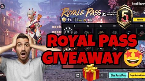 Omg😱 Free Royal Pass Giveaway How To Get Royal Pass In Bgmi