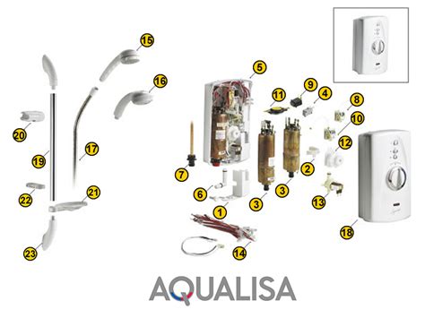 Aqualisa Quartz Electric Shower Spare Parts