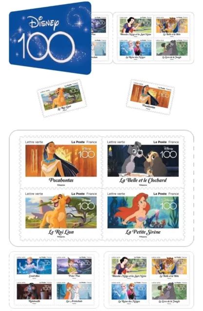 Collection Carnet Timbres France Disney Ans D Histoires Partager