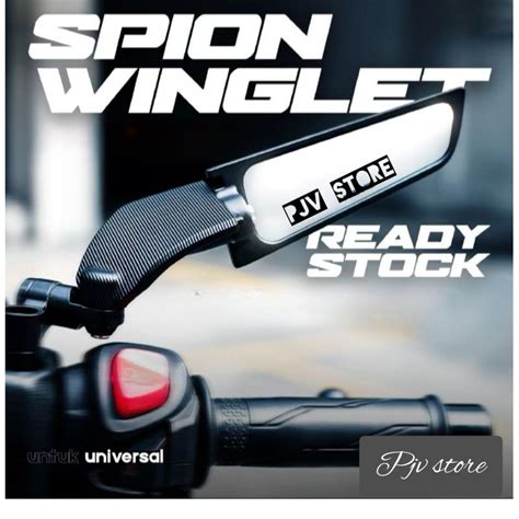 Jual Spion Winglet Ceon Model Nemo Diatas Stang Spion Model Rizoma Kaca