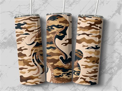 Army Wife Military Mom Fine Ass Dependa 20 Oz Tumbler Wrap Earth