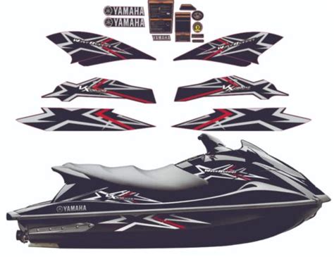 Yamaha Waverunner Vx Deluxe 2010 Graphics Decal Sticker Kit Ebay