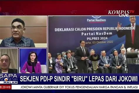 Gara Gara Anies Baswedan Nasdem Dan Pdip Saling Sindir Enbe Indonesia