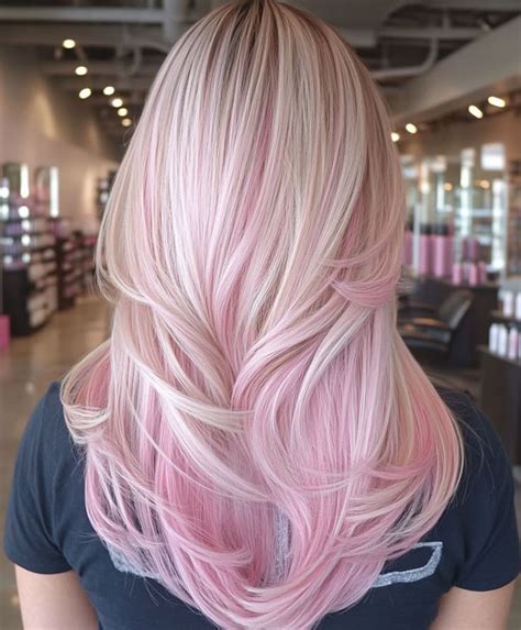 Pin By Lily On Hairz Hair Color Pink Blonde Hair With Pink
