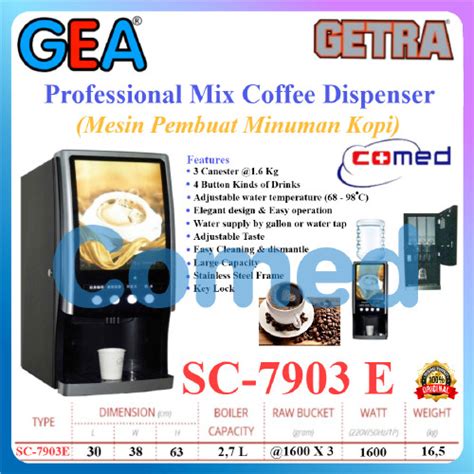 Jual Getra Sc E Automatic Instant Coffee Dispenser Mesin Kopi