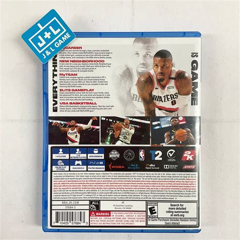 NBA 2K21 - (PS4) PlayStation 4 [Pre-Owned] – J&L Video Games New York City