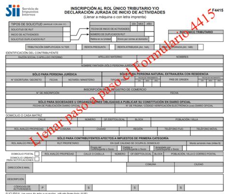 Como Llenar Paso A Paso El Formulario