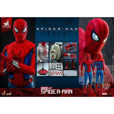 Hot Toys Cms W E B Of Spider Man Avengers Campus Spider Man Scale Collectible Figure