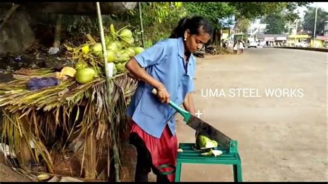 Tender Coconut Cutting Machine Call 91 8220928157 Business Idea