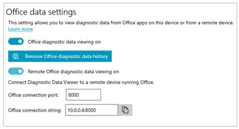 Usar el Visor de datos de diagnóstico con Office Soporte técnico de