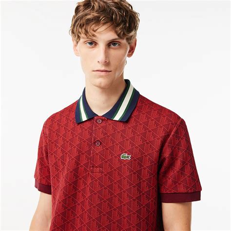 Mua O Polo Nam Lacoste Men S Classic Fit Contrast Collar Monogram