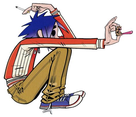 Gorillaz Phase 1 2D | Gorillaz art, Jamie hewlett art, Gorillaz