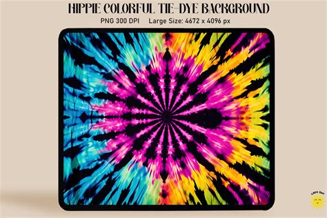 Vibrant Hippie Tie Dye Pattern By Mulew Art Thehungryjpeg