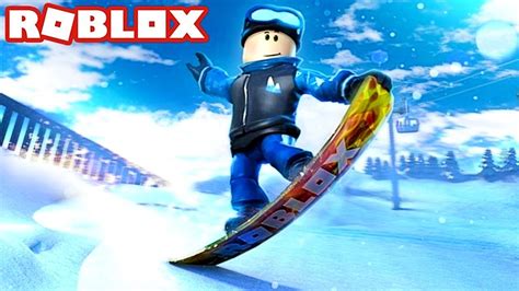 Du Snowboard Dans Roblox Youtube