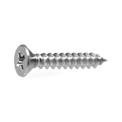 PHILLIPS FLAT HEAD TAP SCREW 6 X 1 2 ZINC AB ToPeCo Products