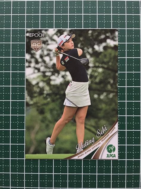 【目立った傷や汚れなし】★epoch 2020 Jlpga 日本女子プロゴルフ協会 オフィシャルトレーディングカード 61 セキ・ユウティン