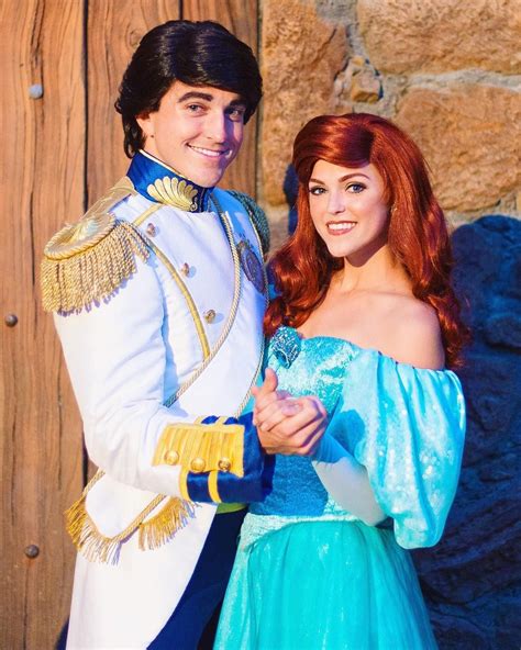 Ariel and Eric | Disney cosplay, Disneyland couples, Disney face characters