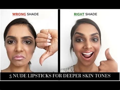 My 5 Favorite Nude Lipsticks For Darker Skin Tones YouTube