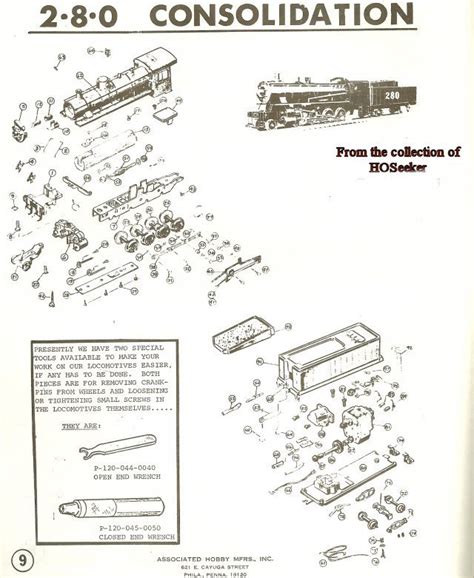 Rivarossi 0 8 0 Yard Goat Parts Digram Model Railroader Magazine