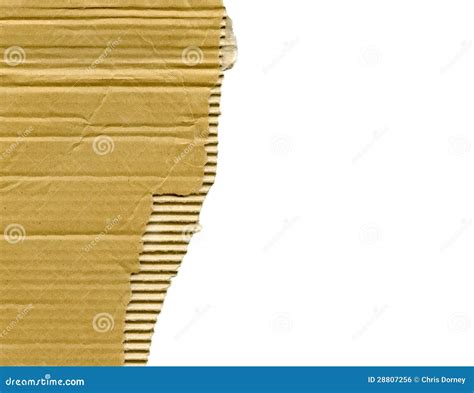 Ripped Cardboard Stock Photo Image Of Texture Piece 28807256