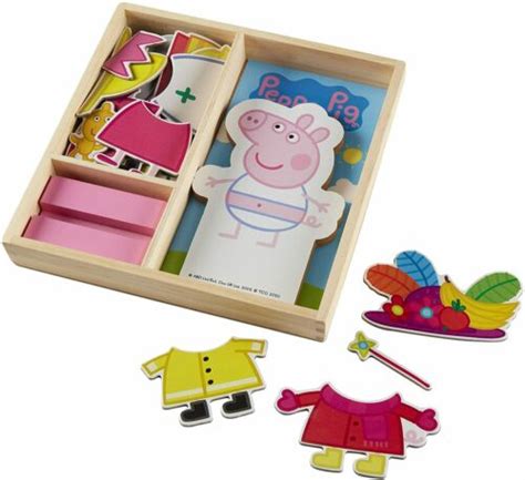 Peppa Pig Magnetic Wooden Dress Up Set Rebos Department Store