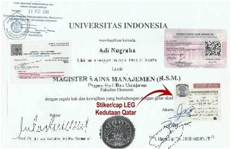 Contoh Legalisir Ijazah Yang Benar Smp Sma Pt