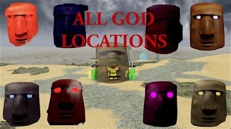 All God Locations Booga Booga Reborn August Youtube