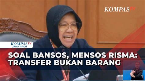 Penjelasan Mensos Risma Soal Bansos Bentuknya Tunai Atau Transfer