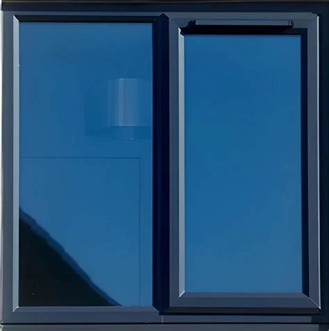 Plain Toughened Glass Two Track UPVC Sliding Window Thickness 14 Mm