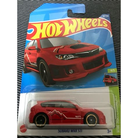 Hot Wheels 風火輪 SUBARU WRX STI 蝦皮購物