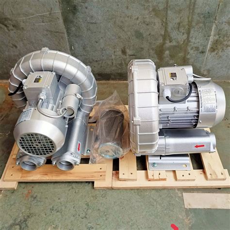 Silver Side Channel Ring Blower Single Stage Regenerative Blower At