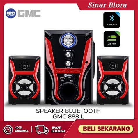 Jual Speaker Bluetooth Portable Gmc L K Bt D D D Bt Salon