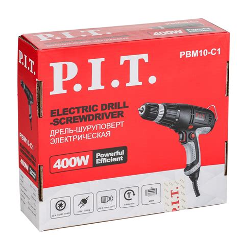 Дрель шуруповерт электрическая P.I.T. PBM10-C1 - цены на сайте pittools.ru