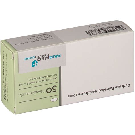 Cetirizin Fair-Med Healthcare 10 mg - shop-apotheke.com