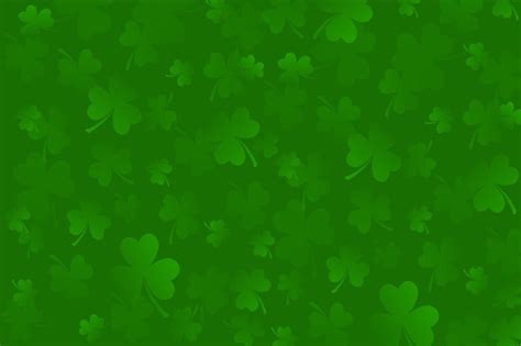 Premium Vector Green Clover Leaves Background St Patricks Day Spring