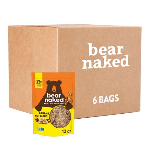 Amazon Bear Naked Granola Cereal Breakfast Snacks Banana Nut Bags Granola Breakfast