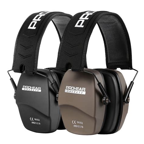 PROHEAR 016 2 Pack Hearing Protection Safety Muffs for Shooting, NRR