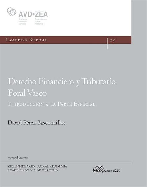 Derecho Financiero Y Tributario Foral Vasco Introducci N A La Parte