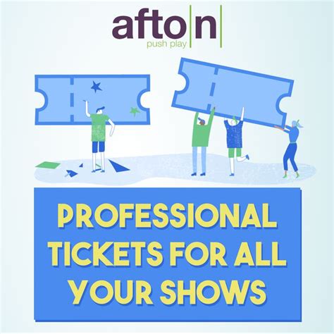 Tickets for All your shows | Shows, Ticket, Professional