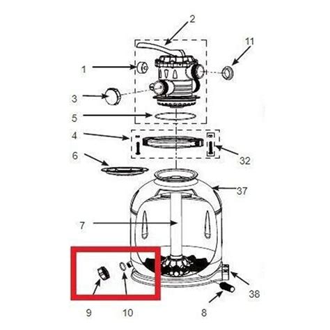 X For Intex Pool Drain Valve Cap O Ring Sealing Ring For Sand Filter