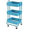 Amazon Designa Tier Metal Rolling Cart Heavy Duty Storage