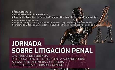 La Facultad De Ciencias Jurídicas Y Sociales De La Unlp Invita A La Jornada Sobre Litigación