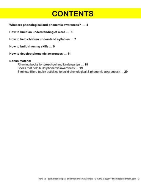 How To Teach Phonological And Phonemic Awareness The Measured Mom