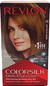 Revlon ColorSilk Hair Color 54 Light Golden Brown 1 Each Pack Of 3