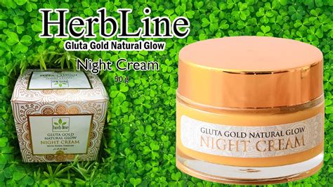 Herbline Gluta Gold Natural Glow Night Cream With Pinda Thailam Sinhala