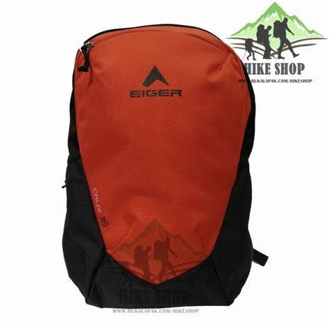 Jual Tas Ransel Eiger 910003887 Black Crux 16 L Basic Daypack Di Lapak