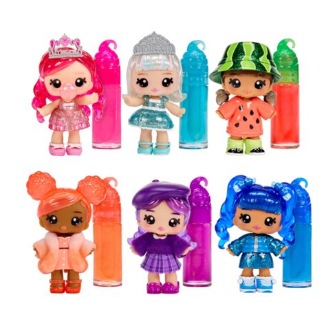 Yummiland Lip Gloss Doll Character Set Assorted Target Australia