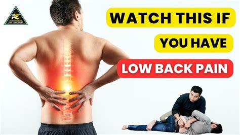 Low Back Pain Instant Relief With Lumbar Spine Mobilization Technique Youtube