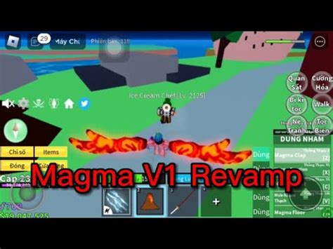 Blox Fruit Showcase Magma V1 Revamp YouTube