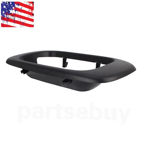 Rear Tailgate Handle Bezel Set Black For 1999 2006 Chevy GMC Silverado